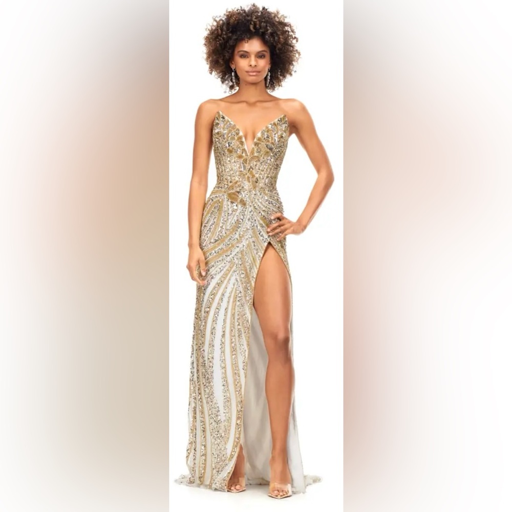ASHLEYlaurn strapless dress